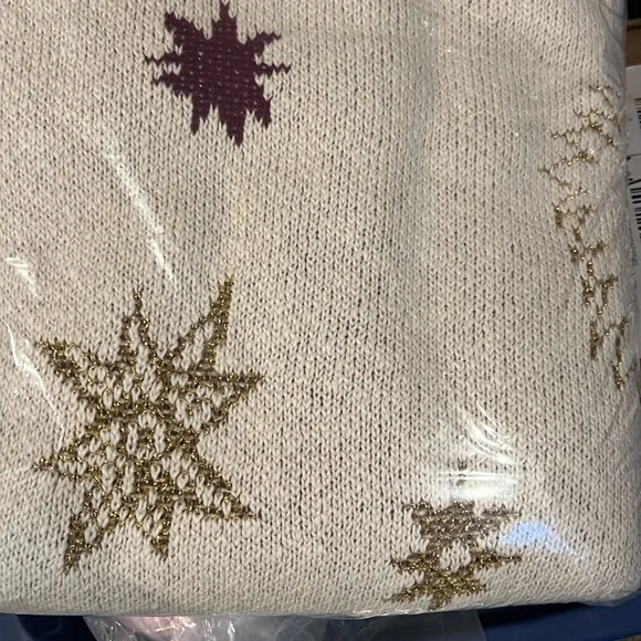 Anthropologie Fortune Cotton Knit Throw Blanket, NWT - Picture 4 of 4